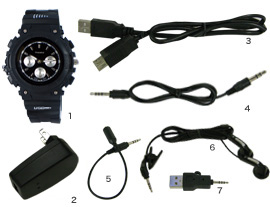 Illustration for article titled Thanko FMP3 Watch Transmits From Wrist to Radio